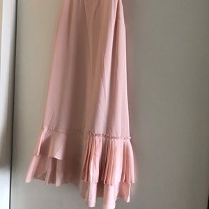 Banana Republic Razorback Ruffled Dress